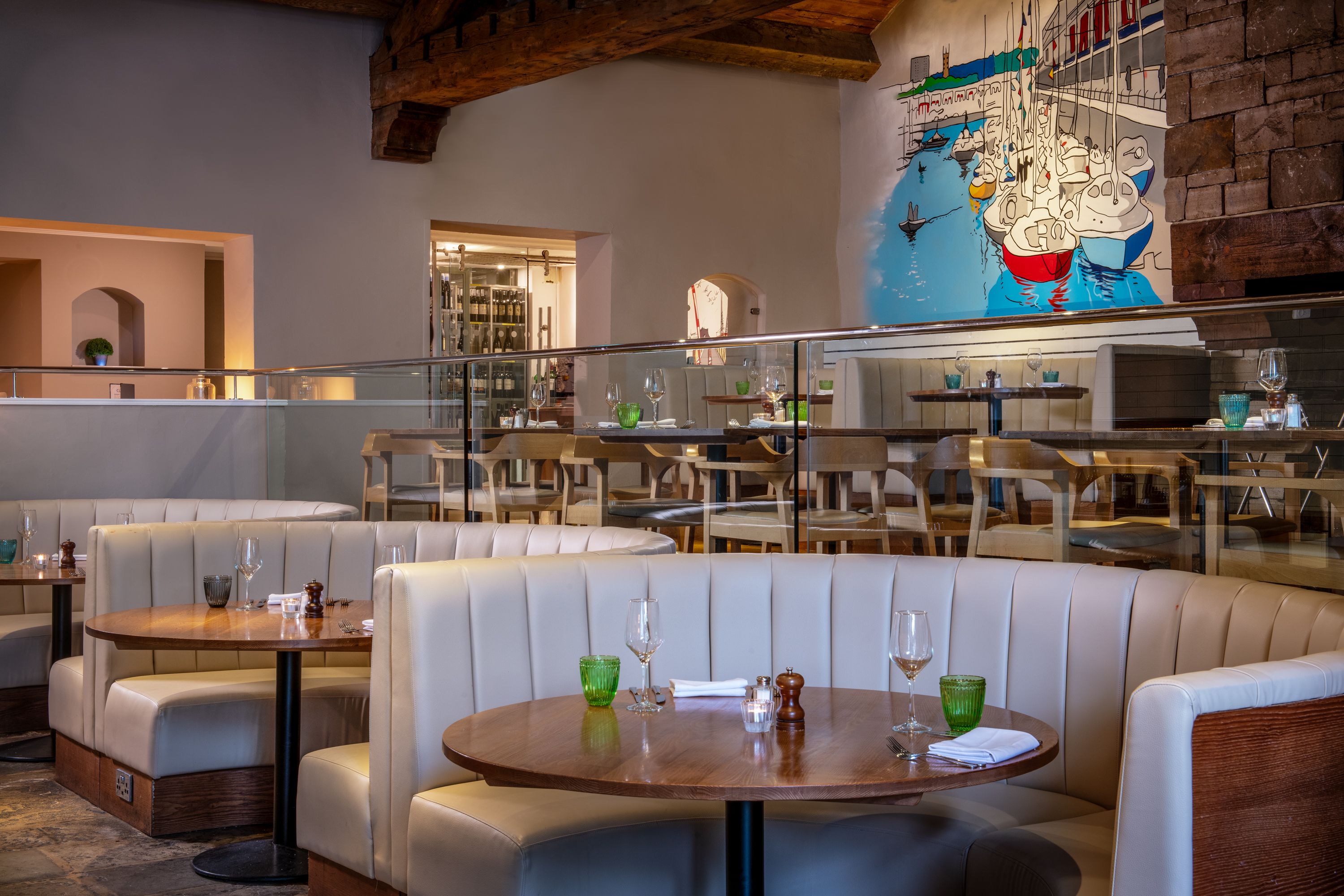 Restaurant seating area